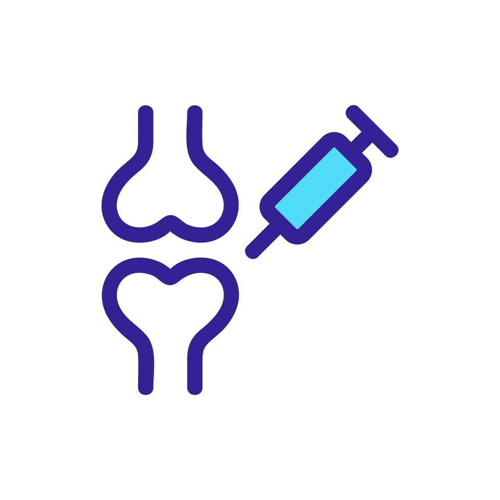 The expression bone icon is a vector. Isolated contour symbol illustration vector