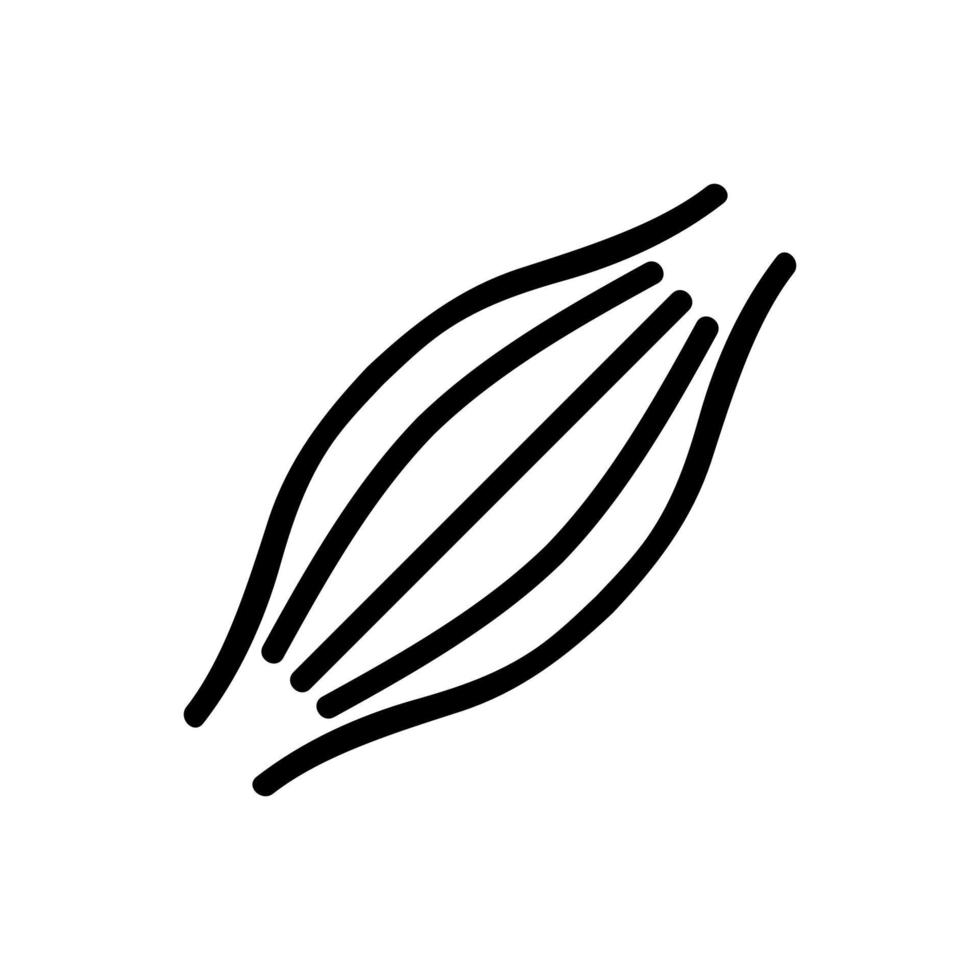 vocal vector . Isolated contour symbol illustration