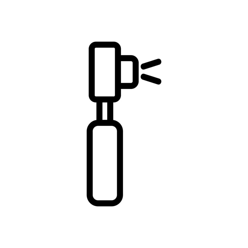Tool vision icon vector. Isolated contour symbol illustration vector