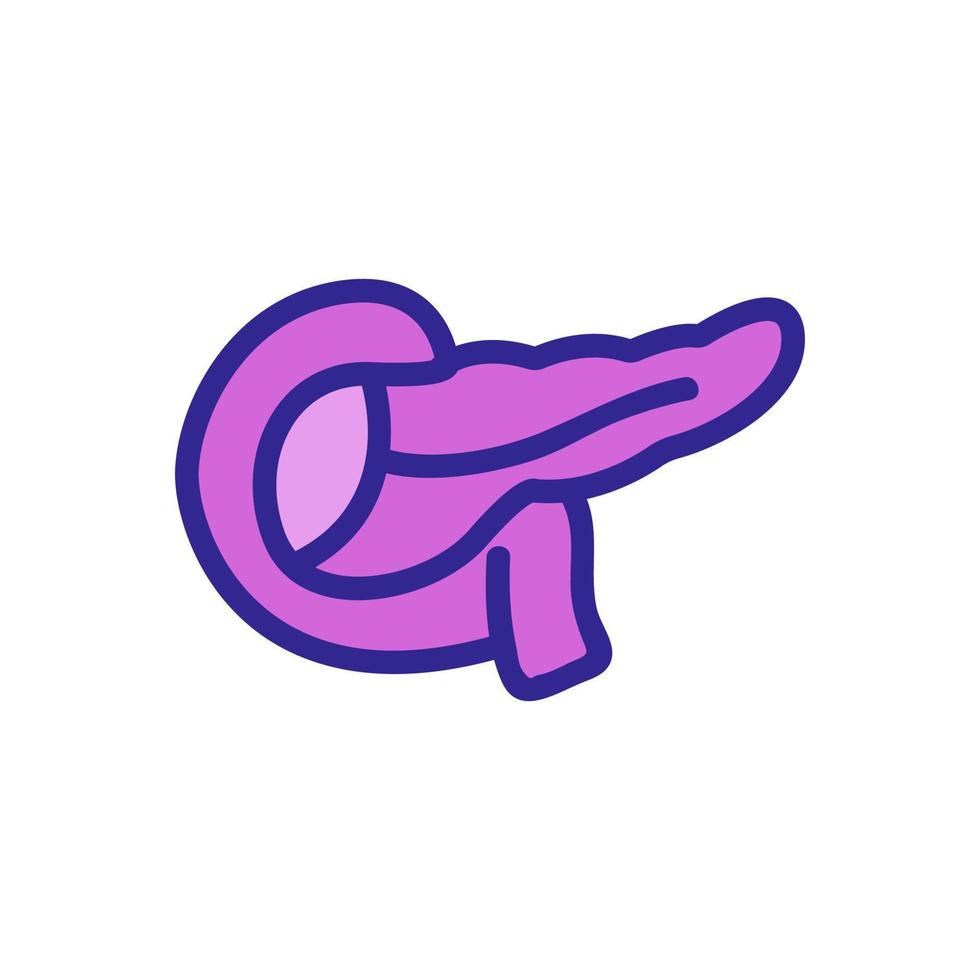 appendicitis icon vector. Isolated contour symbol illustration vector