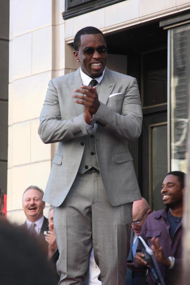 LOS ANGELES, OCT 10 - Sean Combs at the Kenny Babyface Edmonds Hollywood Walk of Fame Star Ceremony at Hollywood Boulevard on October 10, 2013 in Los Angeles, CA photo