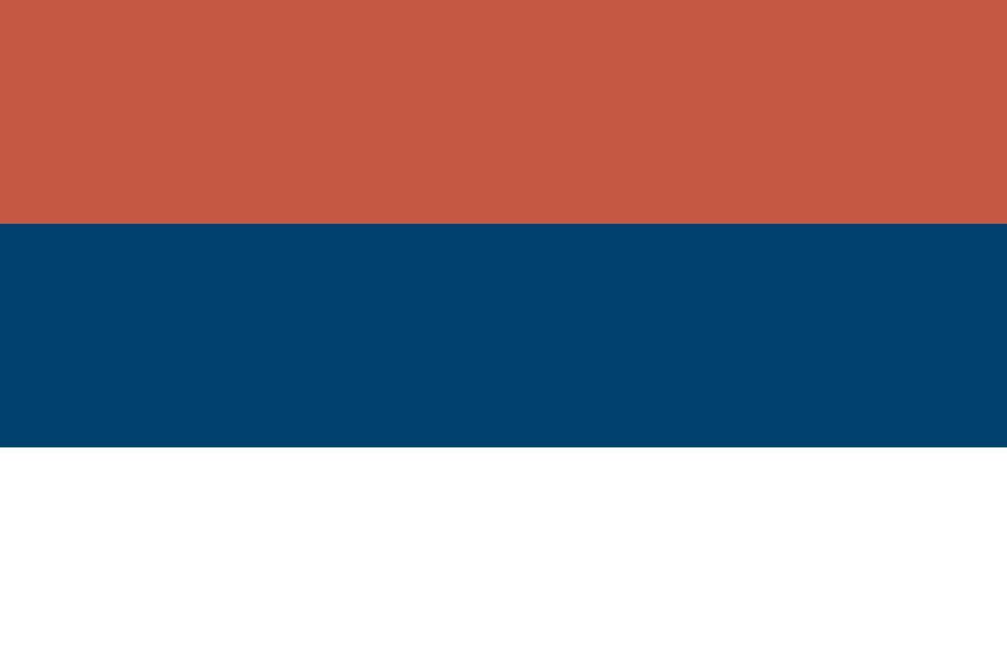 Serbia officially flag vector