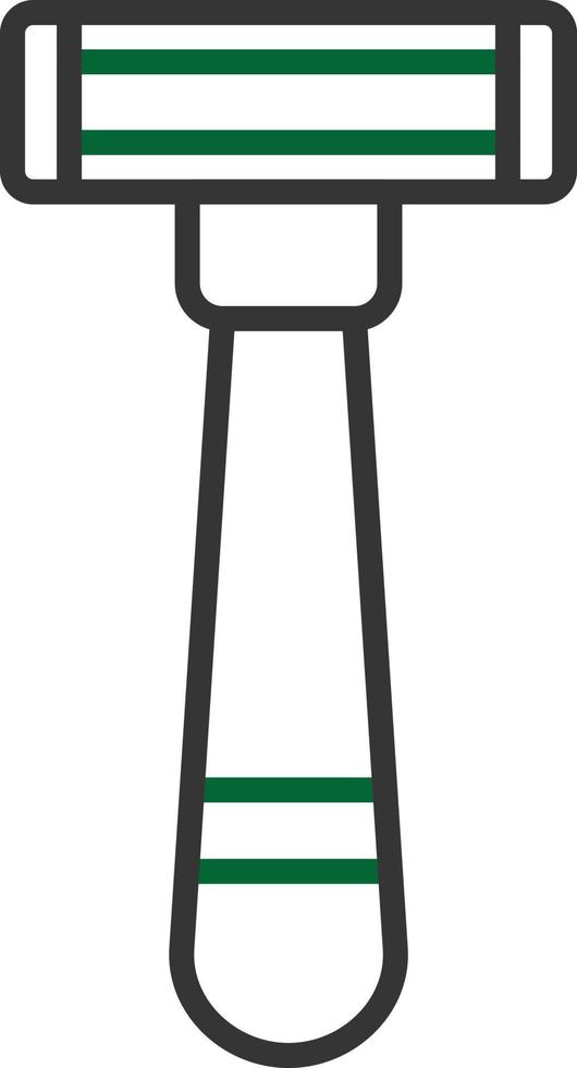 Razor Line Two Color vector
