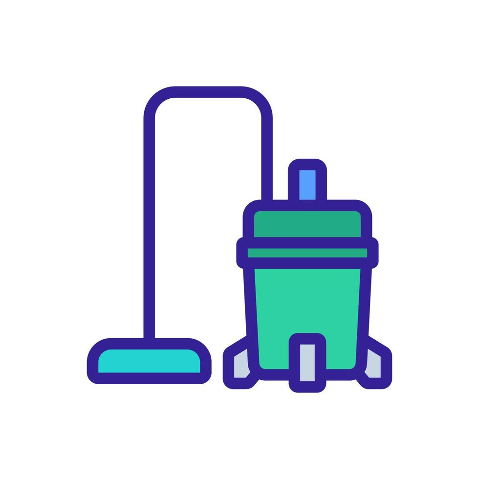 wet vacuum cleaner wash equipment icon vector outline illustration