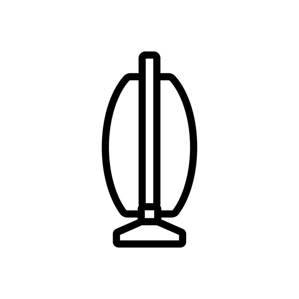 wet vacuum cleaner with bag icon vector outline illustration