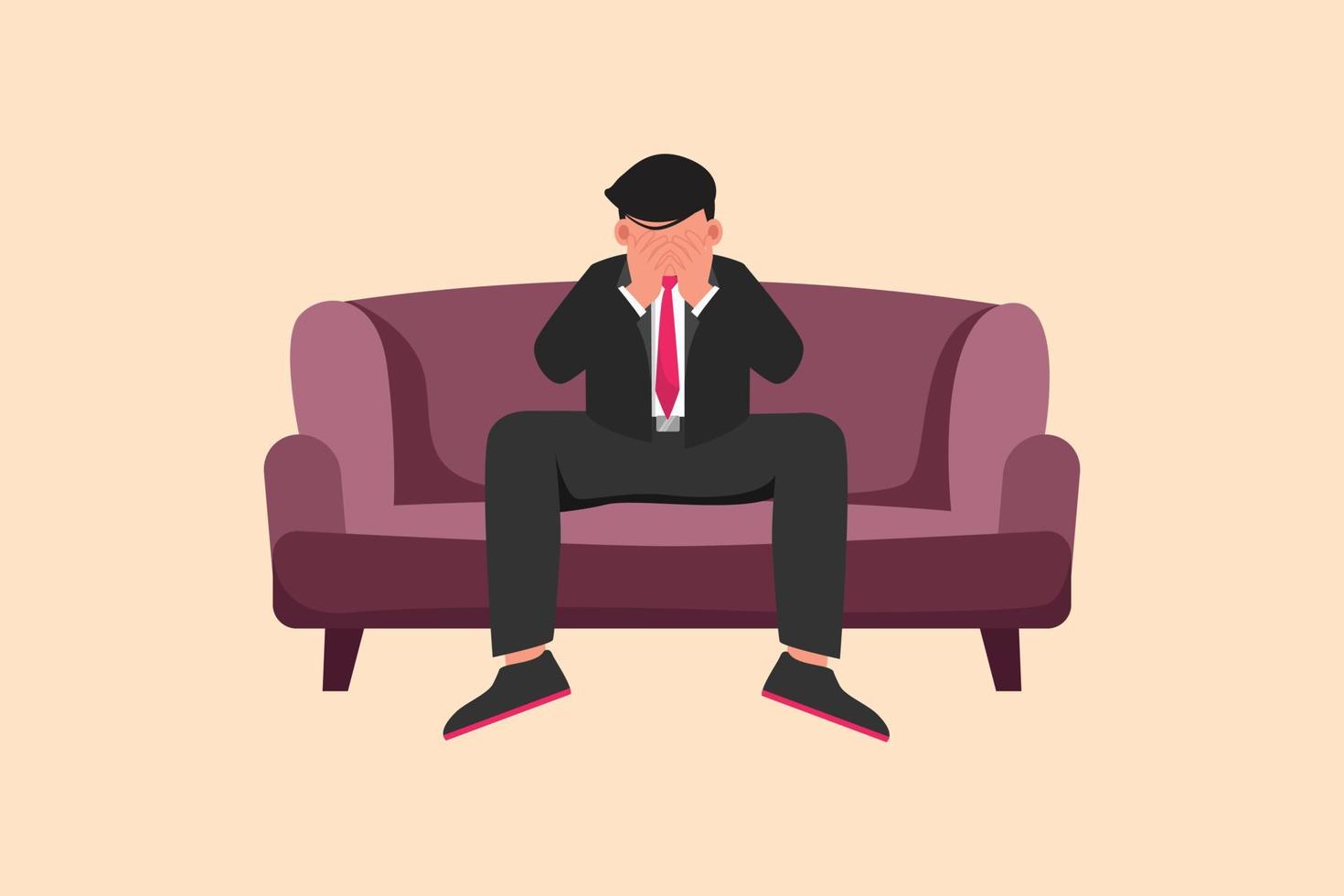 animated man sitting