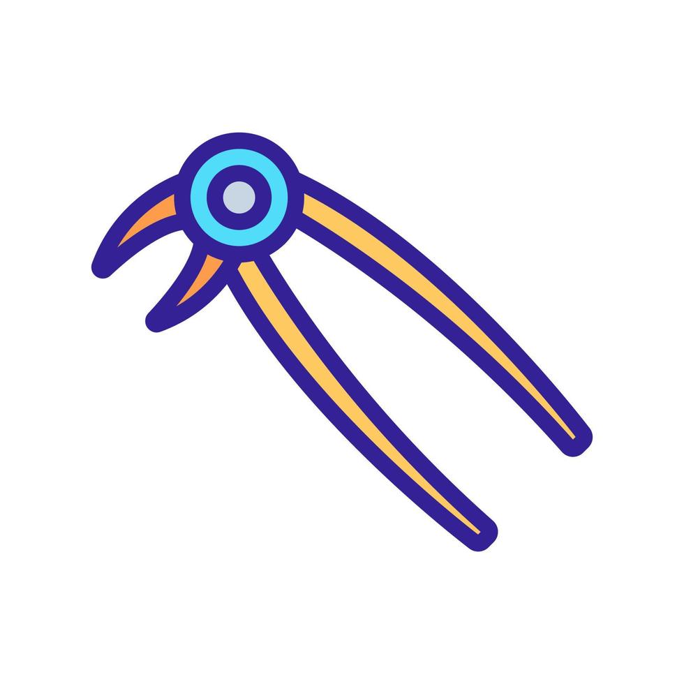 surgical tool icon vector. Isolated contour symbol illustration vector