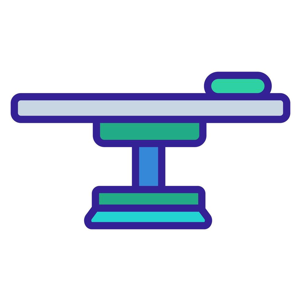 Couch icon vector. Isolated contour symbol illustration vector