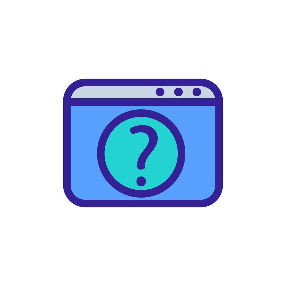 issue internet icon vector. Isolated contour symbol illustration vector