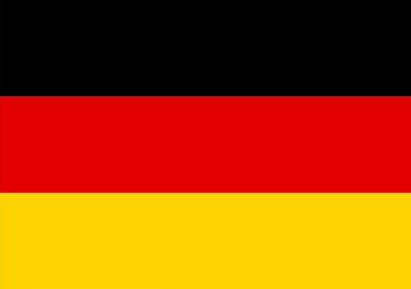 bandera de alemania, bandera de vector de alta calidad de alemania