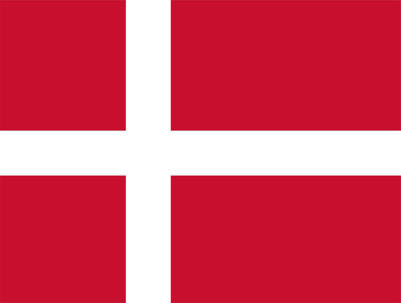 Denmark flag, national flag of Denmark high quality vector