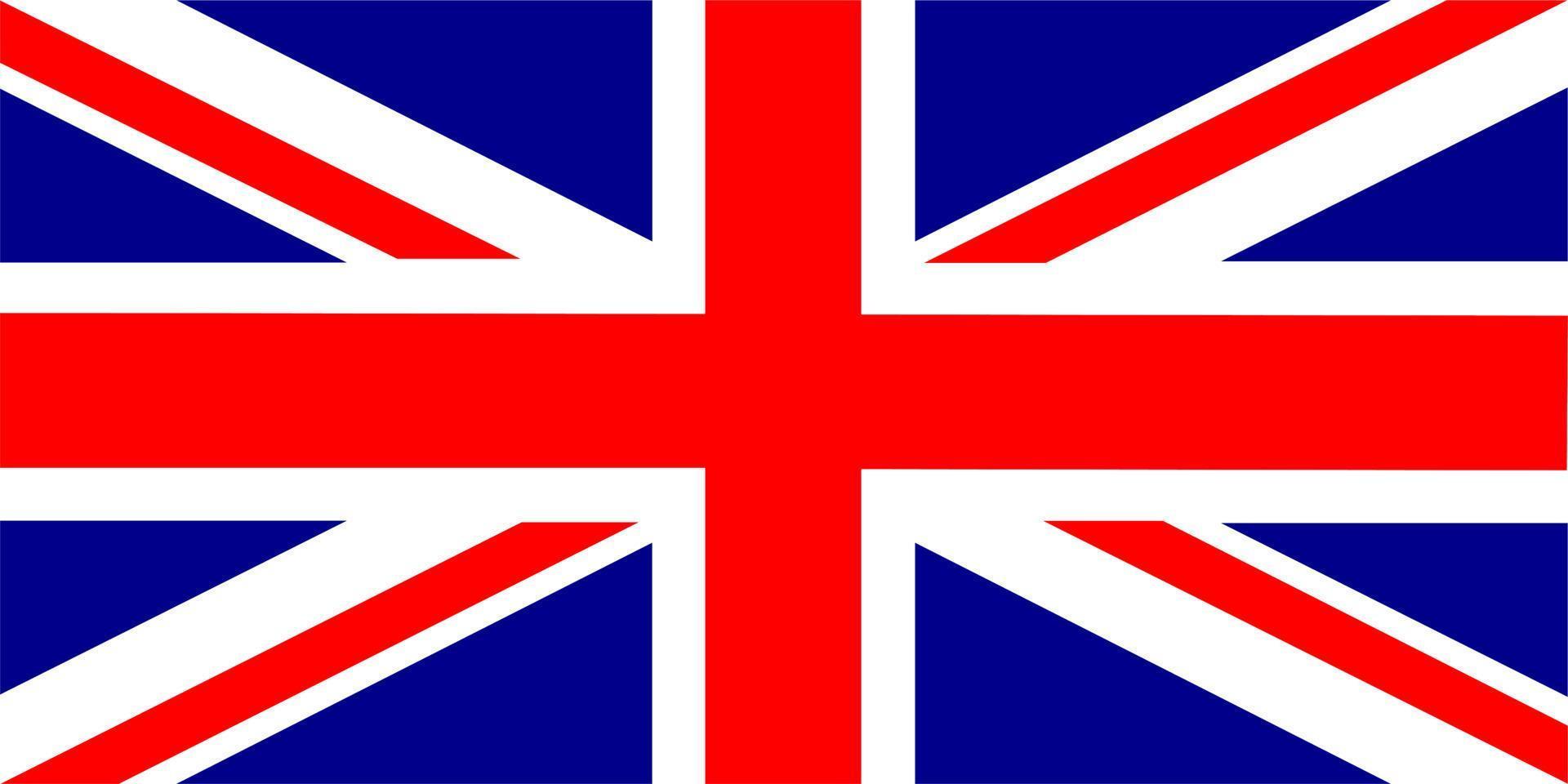 United Kingdom flag, flag of UK vector