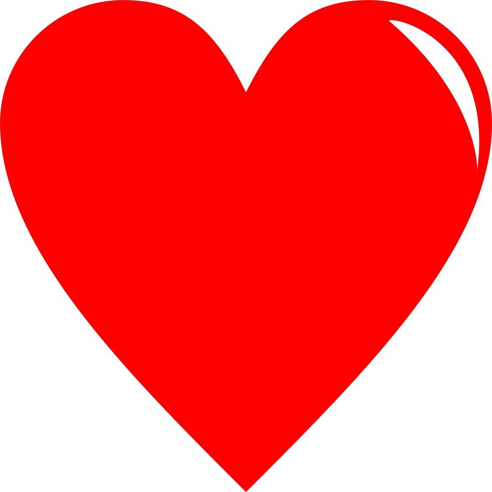 Love icon, Heart symbol vector illustration