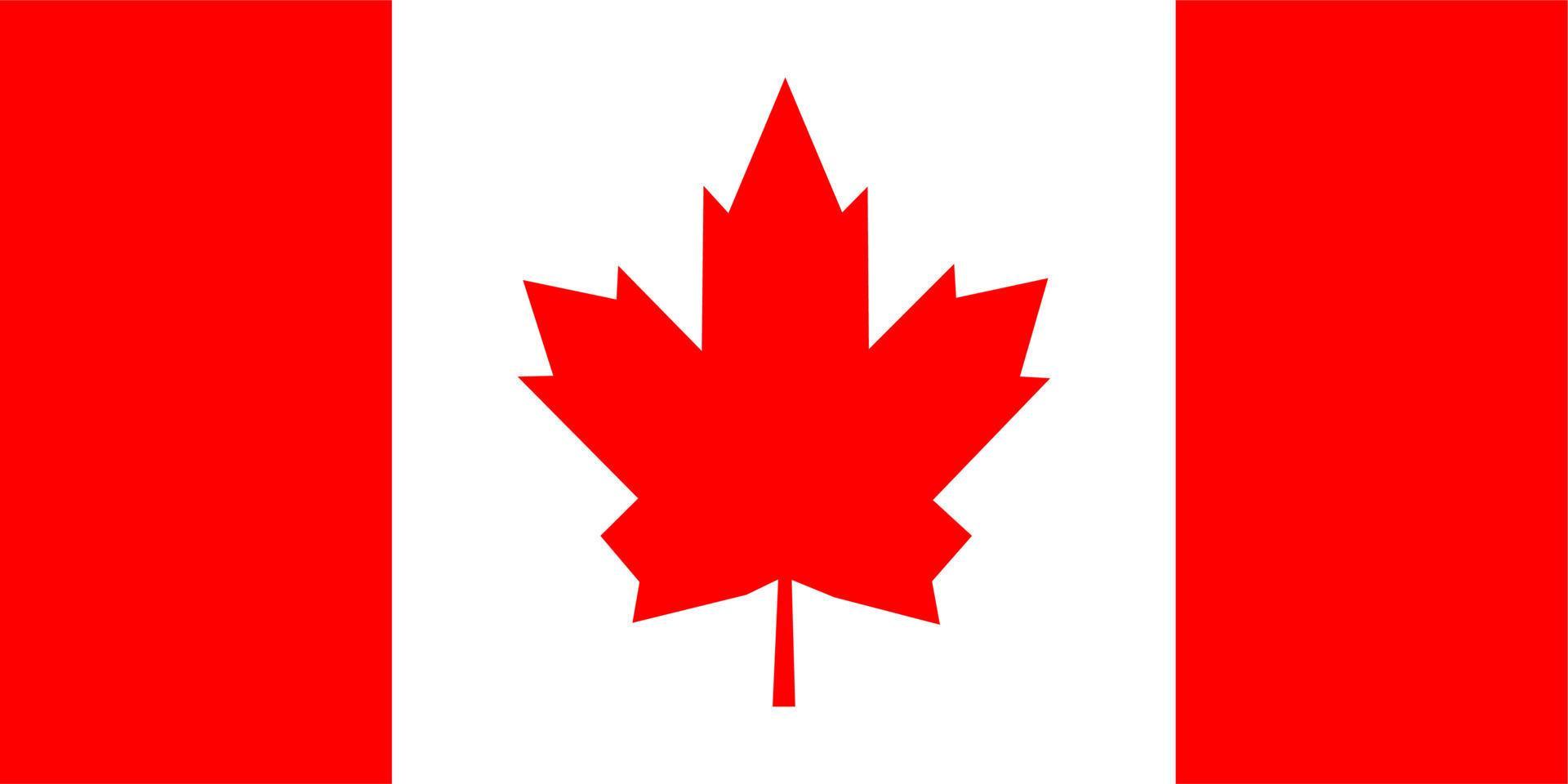 Canada Flag Flag Of Canada Vector Illustration 9767160 Vector Art At Vecteezy