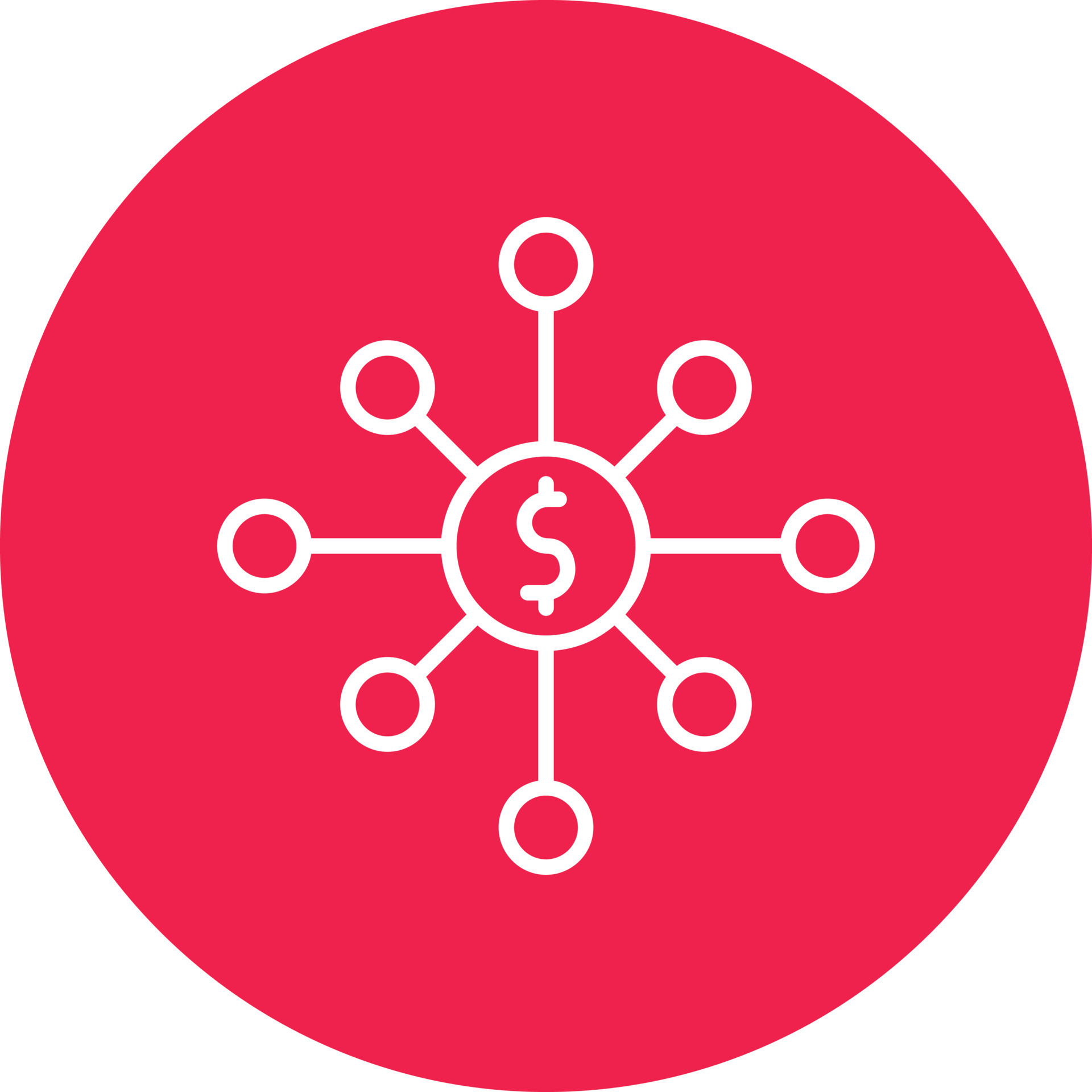 Crowdfunding Line Circle Multicolor 9768308 Vector Art at Vecteezy