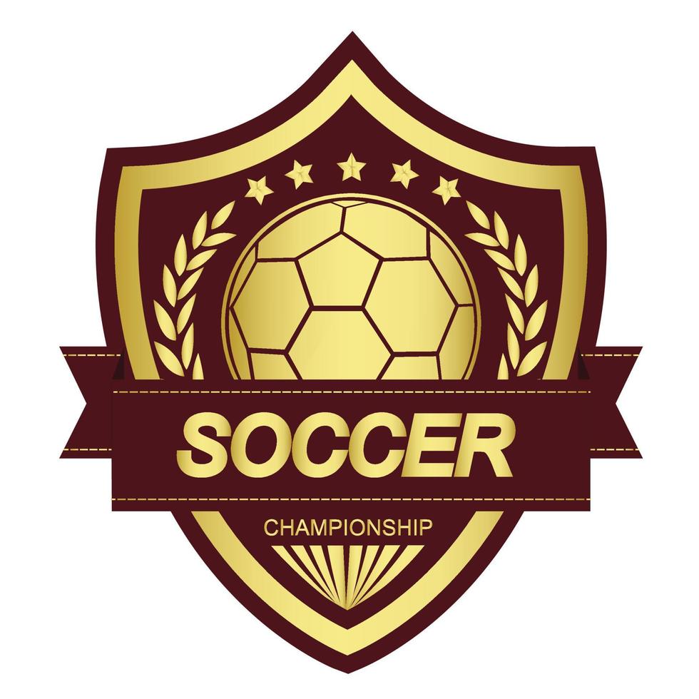 Illustration of golden soccer symbol.It's winner concept 9768346 Vector ...