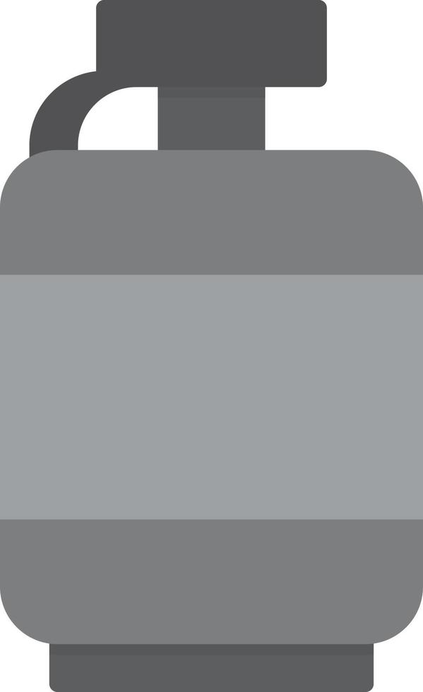 Canteen Flat Greyscale vector