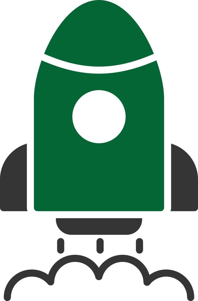 Launch Glyph Two Color vector