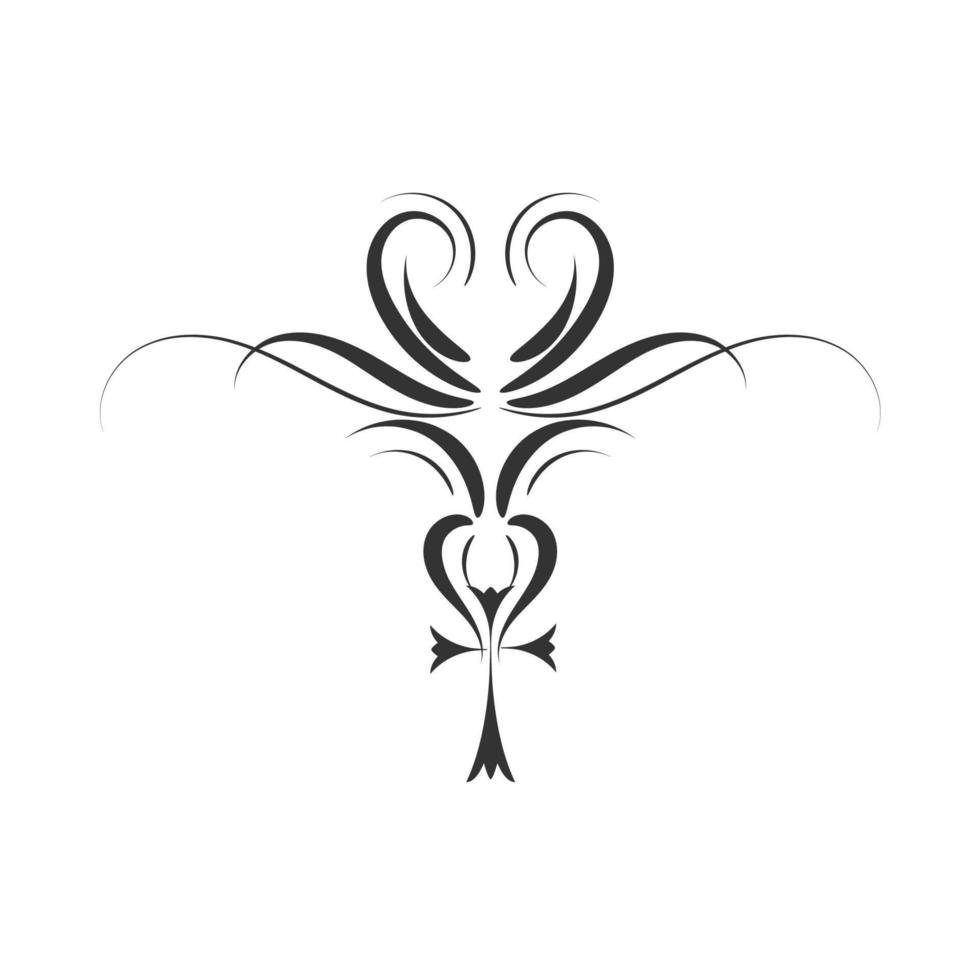 Christian Tattoo design with a Holy Cross vector