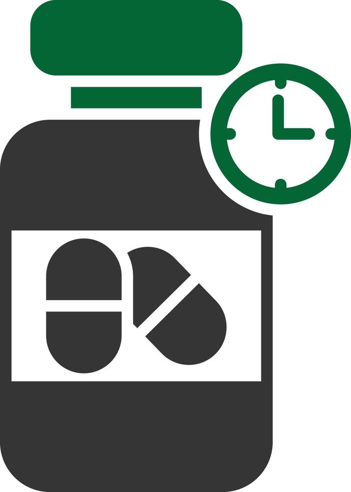 Medicine Glyph Two Color vector