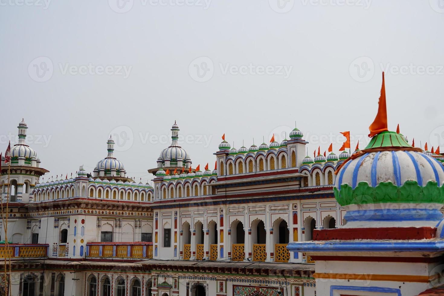 janakpur dhaam upper half image, birth palace of sita mata in nepal photo