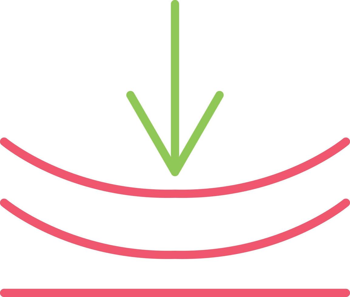 Elasticity Flat Icon vector
