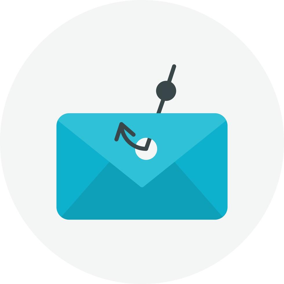 Phishing Filled Retro vector