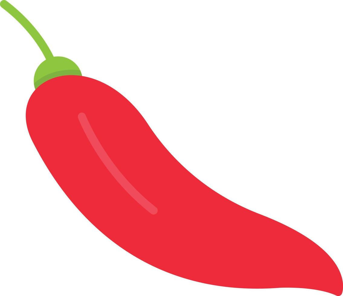 Chilli Flat Icon vector