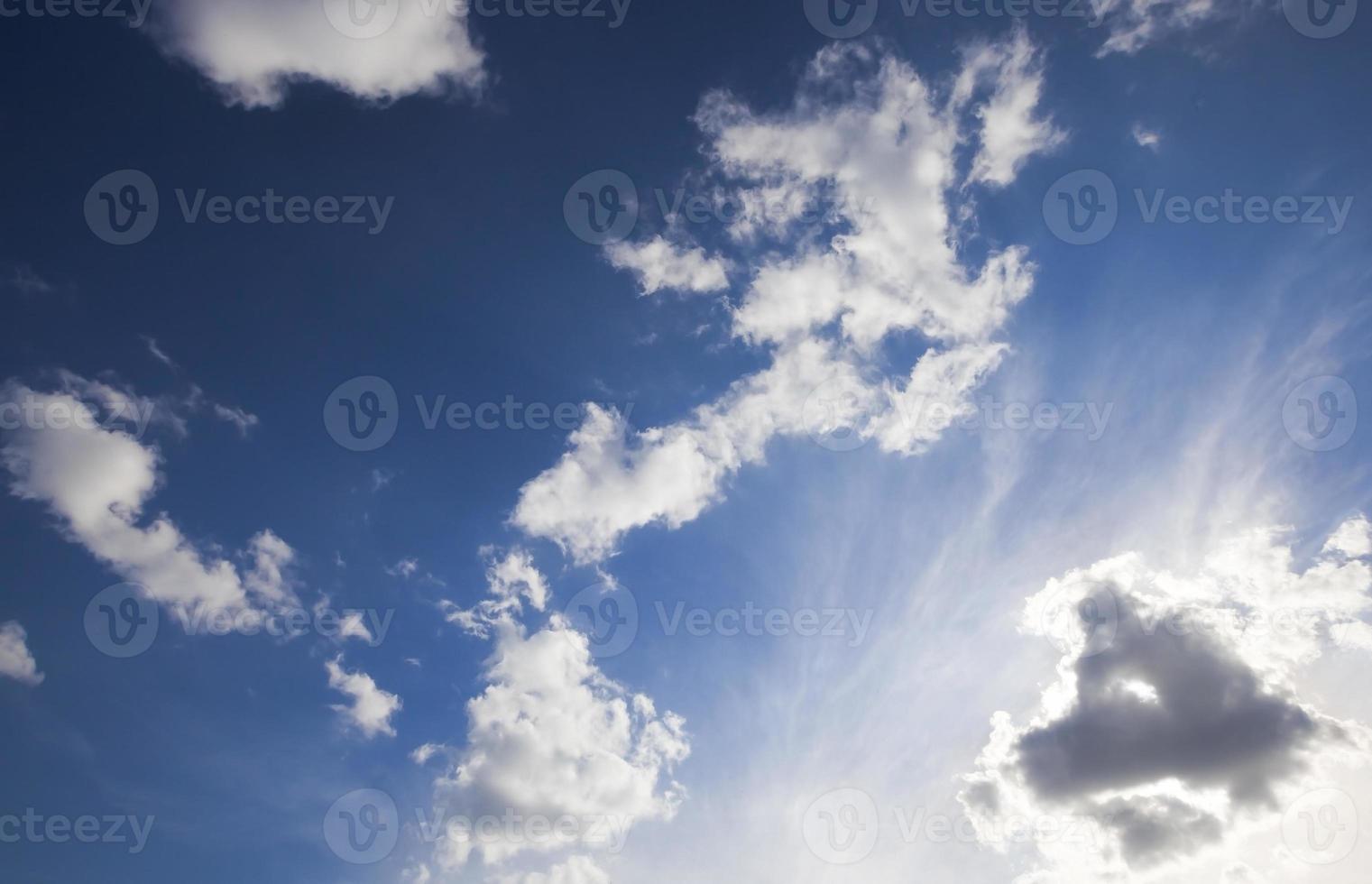beautiful blue sky photo