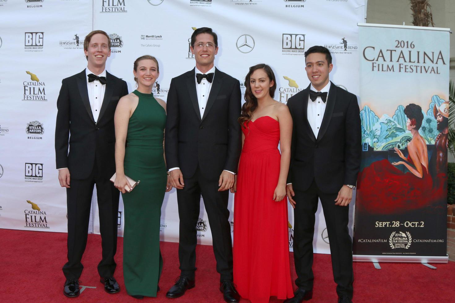 LOS ANGELES, OCT 1 - Ethan Wellin middle, associates at the Catalina Film Festival, Saturday at the Casino on October 1, 2016 in Avalon, Catalina Island, CA photo