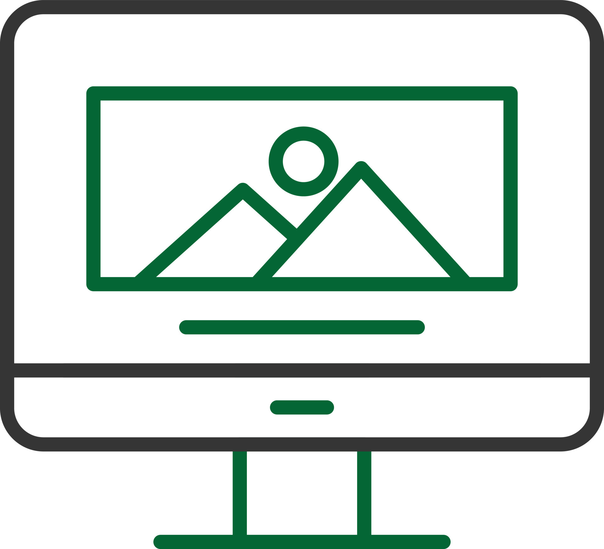 Computer Line Two Color 9770982 Vector Art at Vecteezy