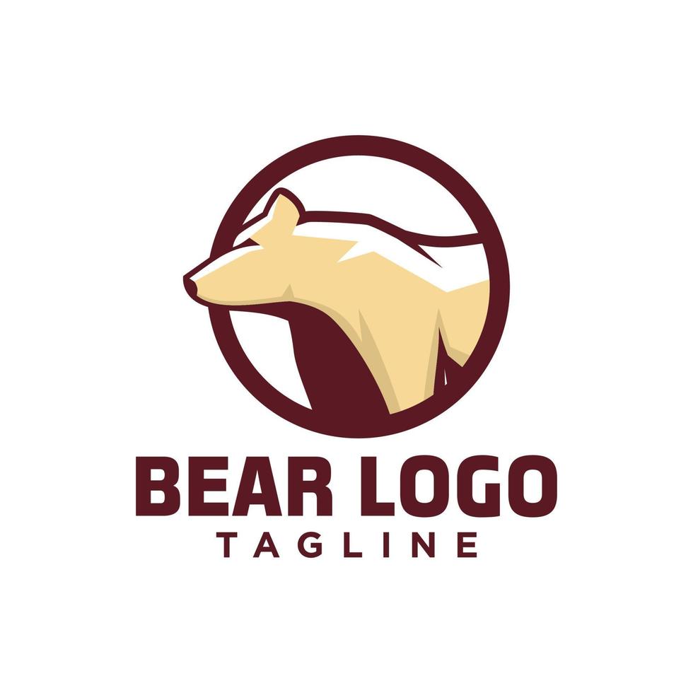Wild Bear Logo vector template