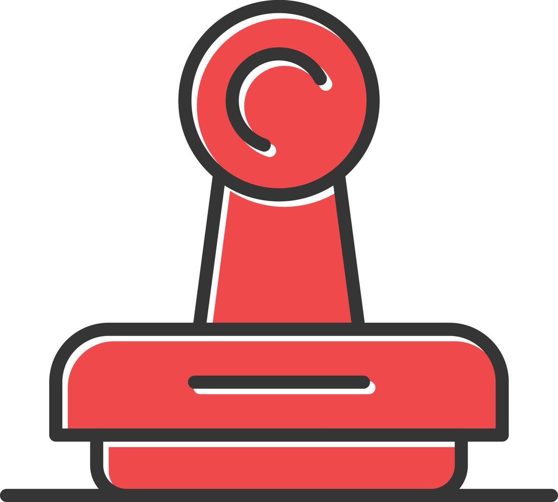 Stamp Filled Retro vector