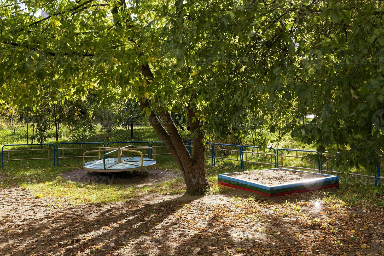 Summer children playground photo