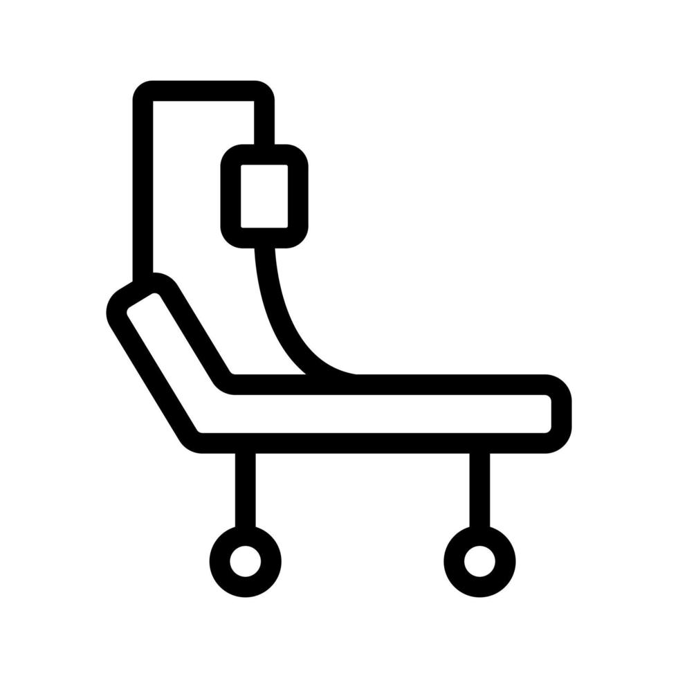 drip in the hospital icon vector. Isolated contour symbol illustration vector