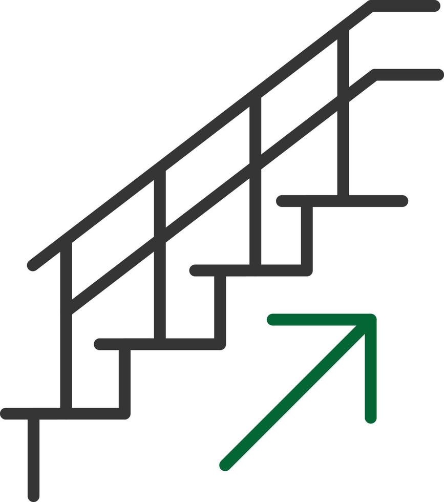 Line Two Colour vector