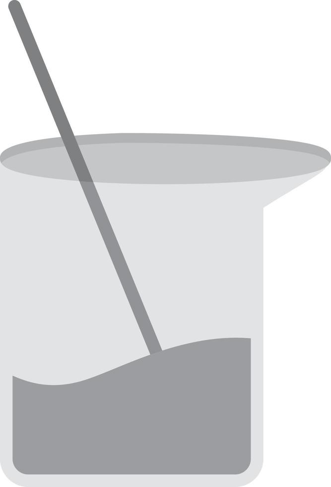 Container Flat Greyscale vector