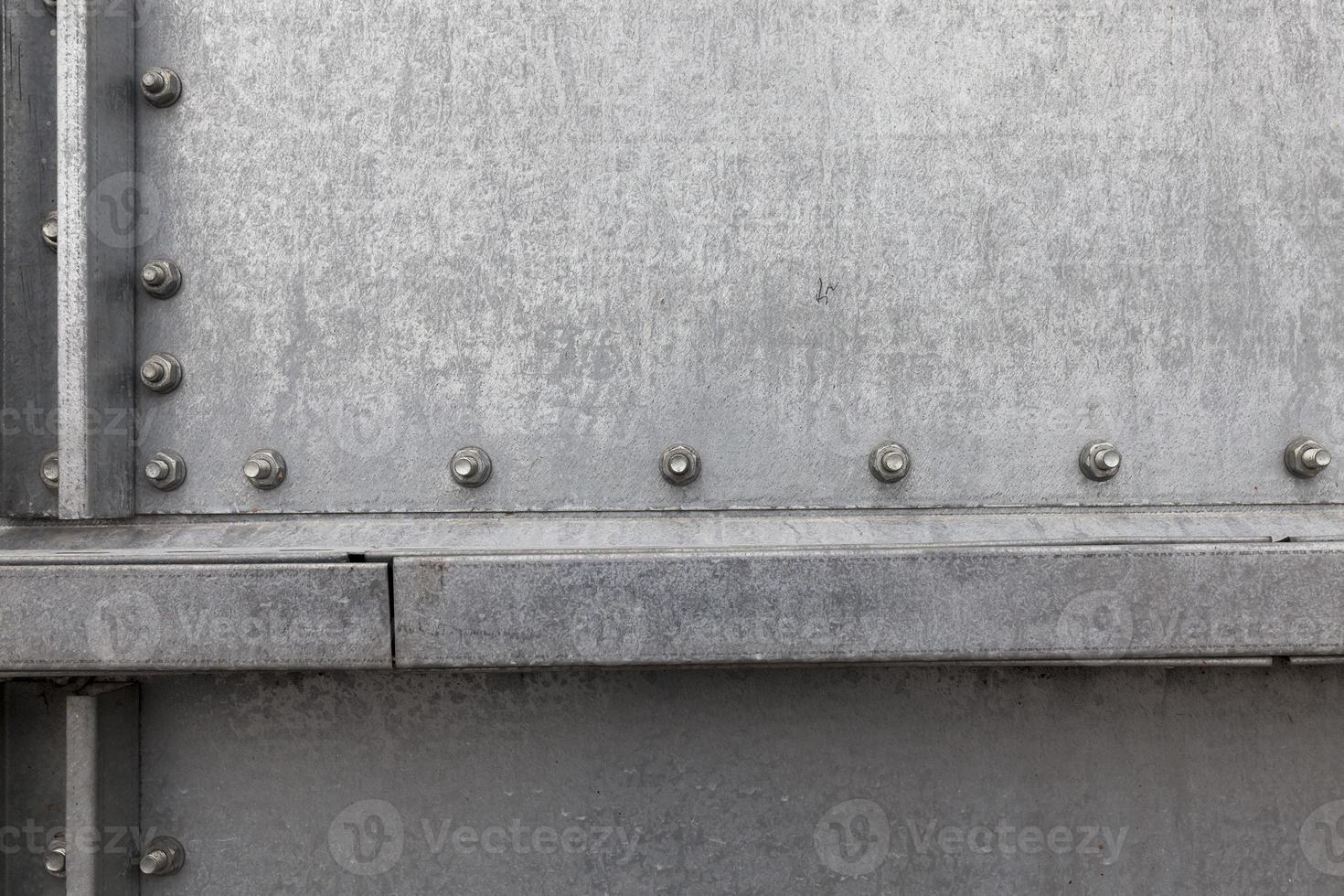 Metal barrel, close up photo