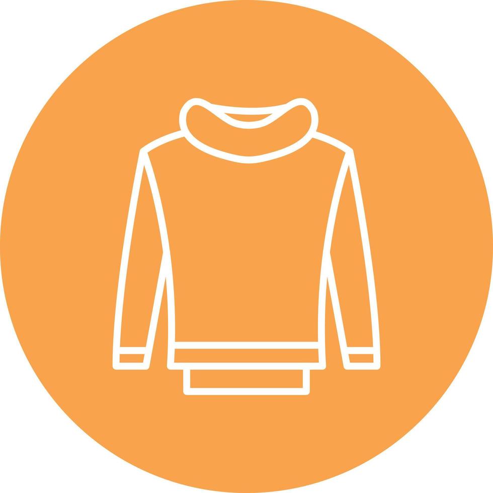 Sweatshirt Line Circle Multicolor vector