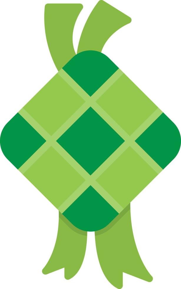 Ketupat Flat Icon vector
