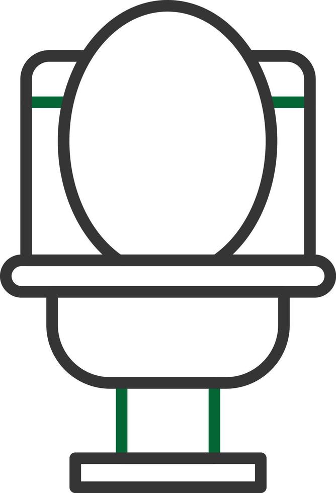 Wc Line Two Color vector