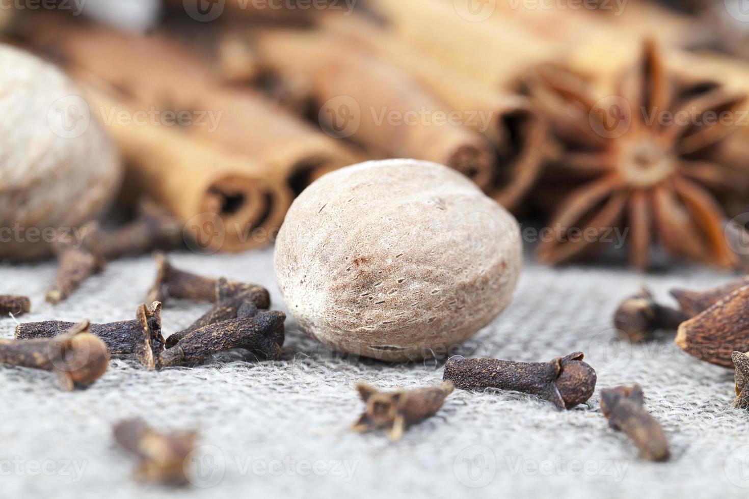 aromatic spice, close up photo