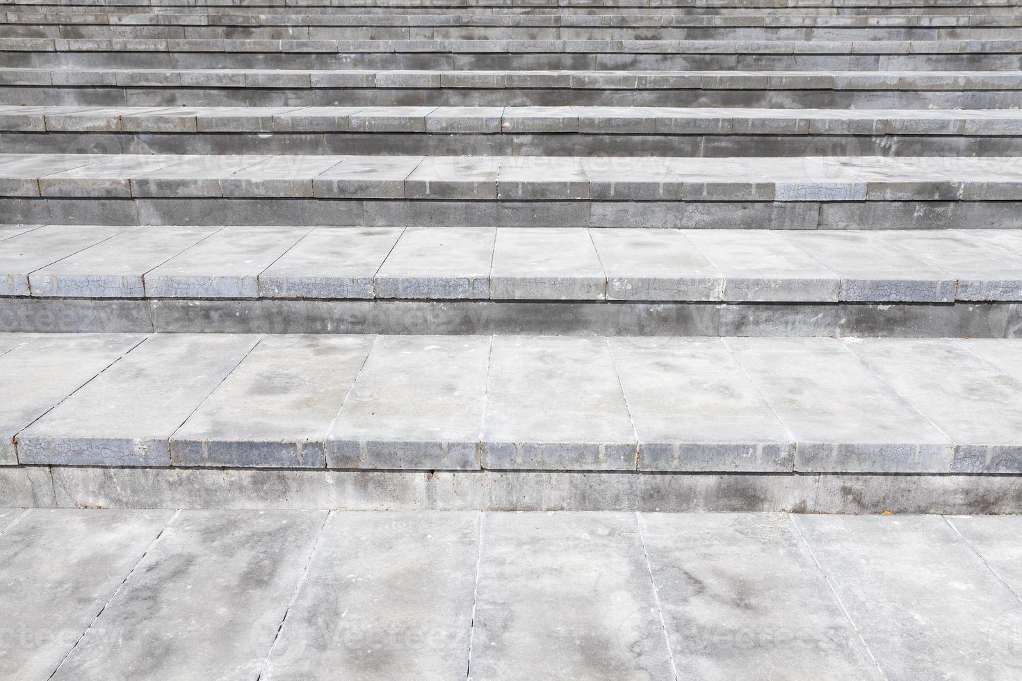 wide concrete steps photo