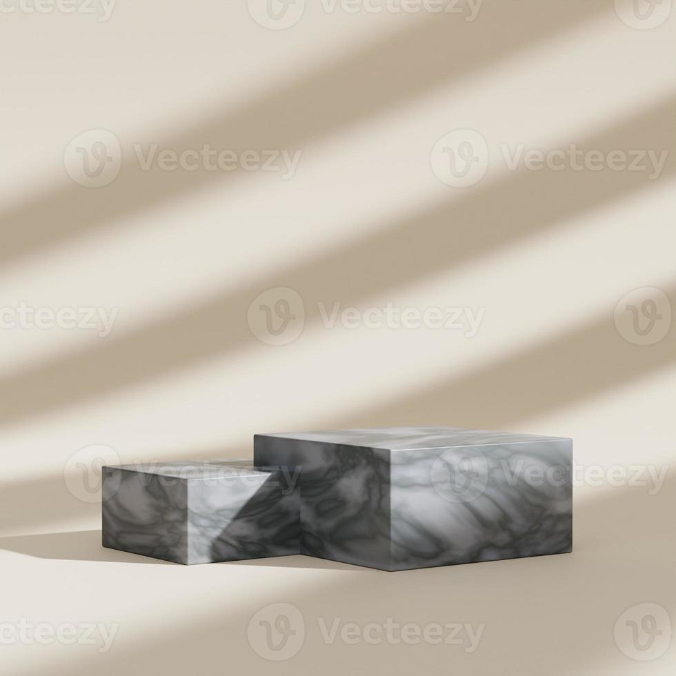3d render aesthetic podium display for product promotion background illustration isolated photo