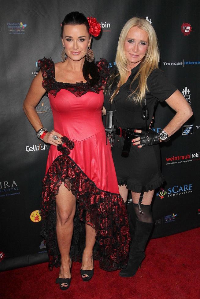 LOS ANGELES, OCT 28 - Kyle Richards, Kim Richards at the sCare Foundation s 2nd Annual Halloween Benefit at the Conga Room on October 28, 2012 in Los Angeles, CA photo