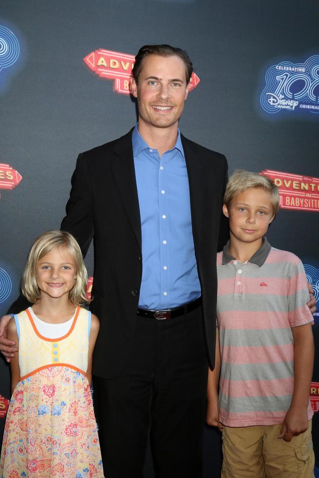 LOS ANGELES, JUN 23 - Daughter, Erik Von Detten, Son at the 100th DCOM Adventures In Babysitting LA Premiere Screening at the Directors Guild of America on June 23, 2016 in Los Angeles, CA photo