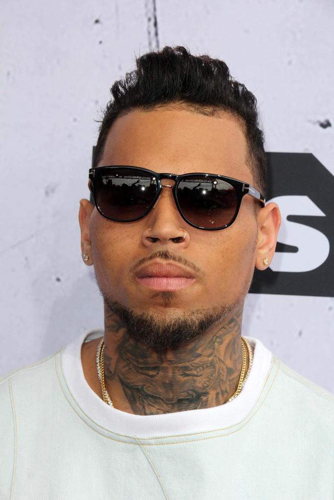 LOS ANGELES, APR 3 - Chris Brown at the iHeart Radio Music Awards 2016 Arrivals at the The Forum on April 3, 2016 in Inglewood, CA photo