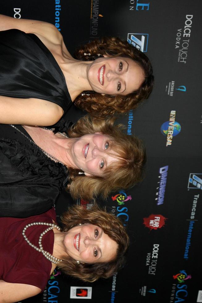 LOS ANGELES, OCT 30 - Ellen Sandweiss, Betsy Baker and Theresa Tilly at the sCare Foundation Halloween Launch Benefit at Conga Room, LA Live on October 30, 2011 in Los Angeles, CA photo