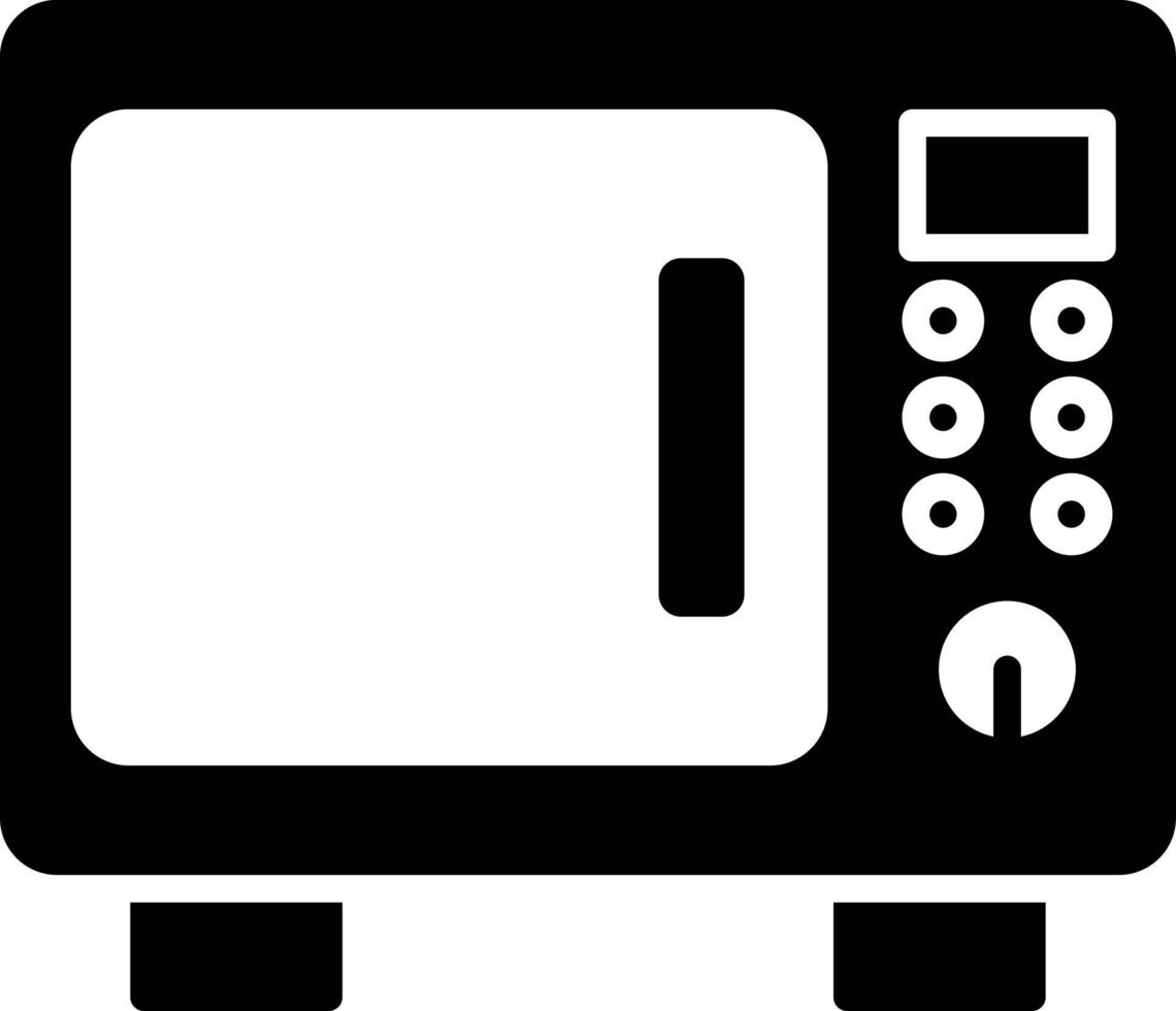 Oven Glyph Icon vector