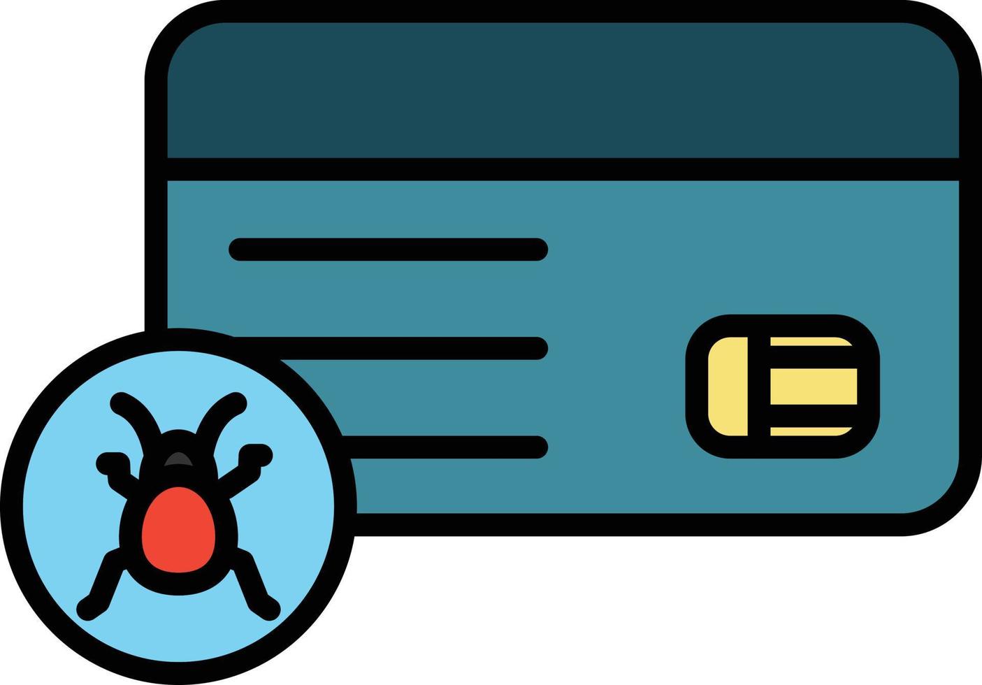 Credit Card Line Filled 9775144 Vector Art at Vecteezy